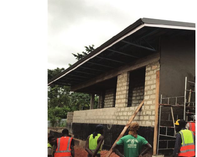 Nsaba Doctors Bungalows site supervision